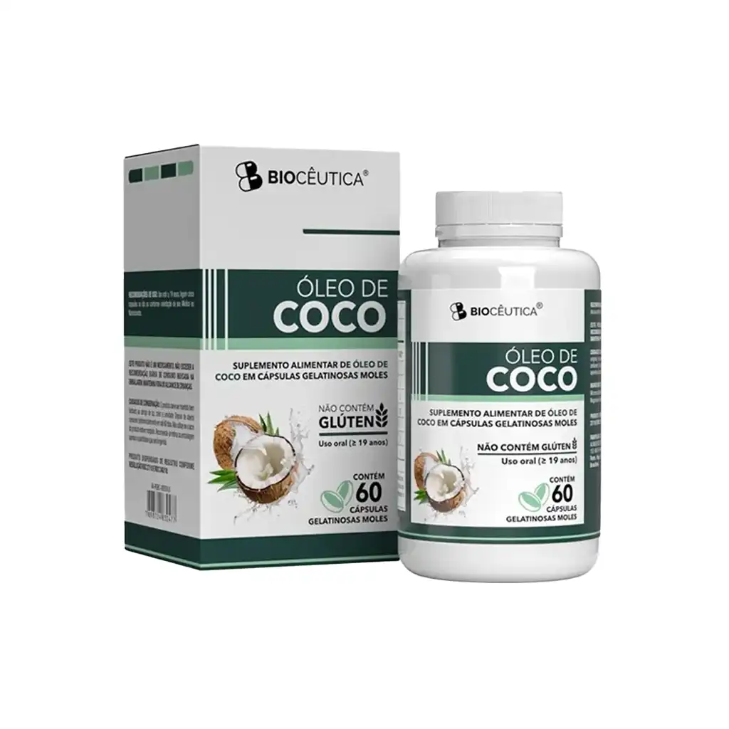 Óleo de Coco 60 caps - BioCêutica