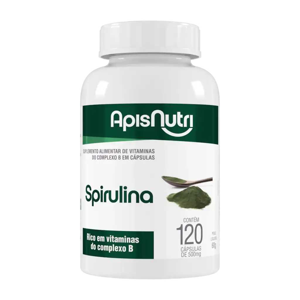 Spirulina 500mg 120 caps - Apisnutri