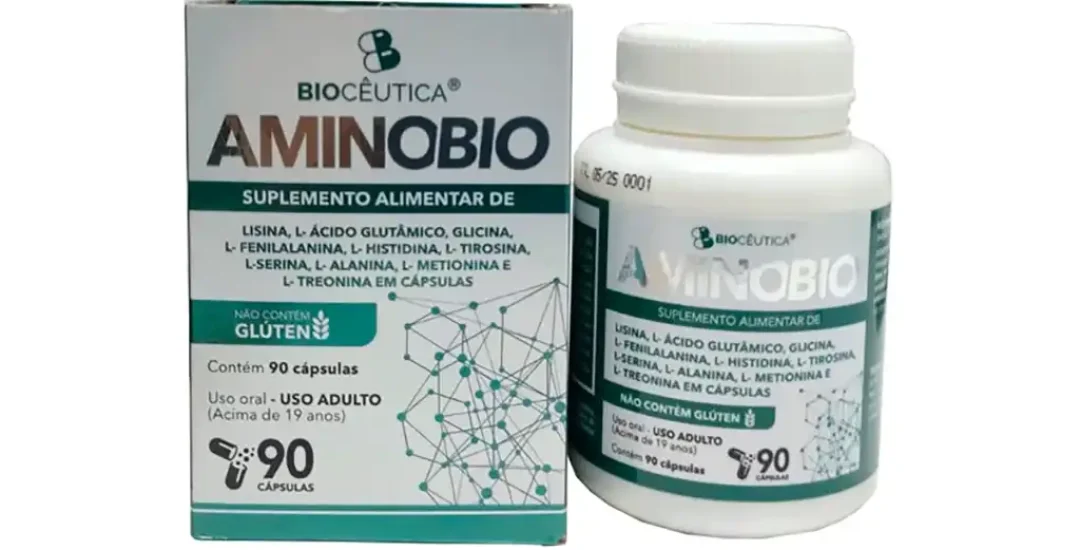 Aminobio 60caps - Bio Cêutica