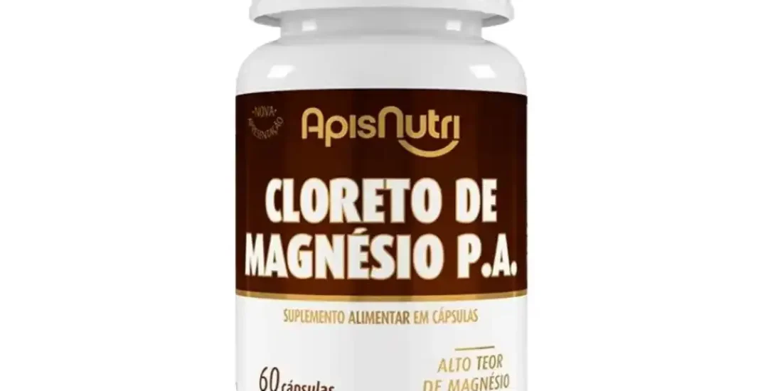 Cloreto De Magnésio 600mg 60 Caps - Apisnutri