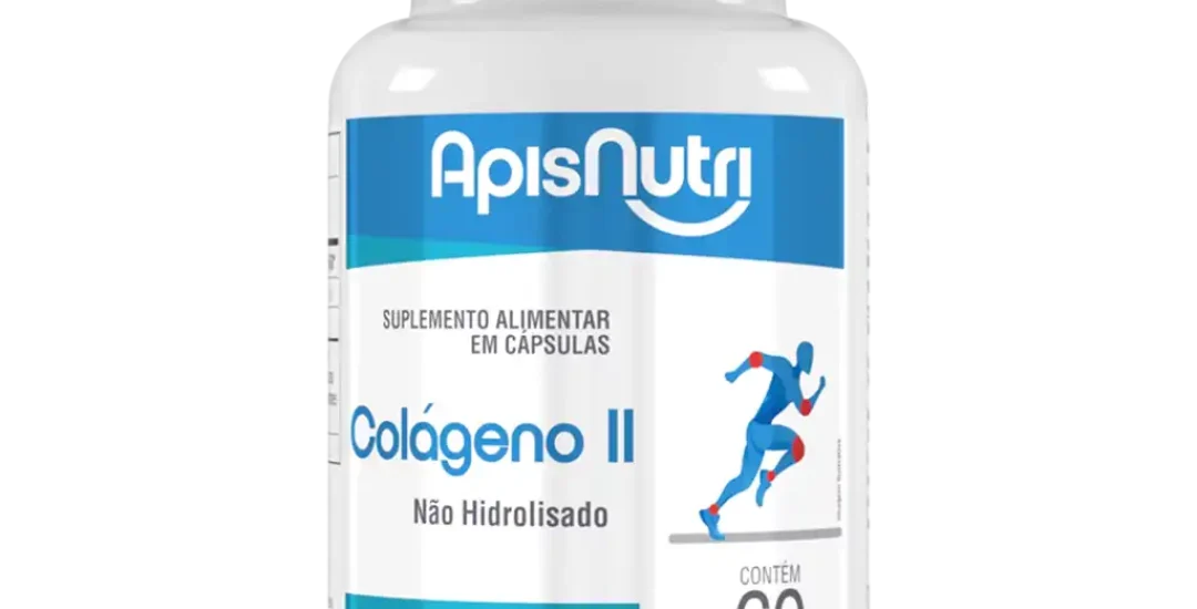 Colágeno Tipo II 60 caps 300mg - Apisnutri