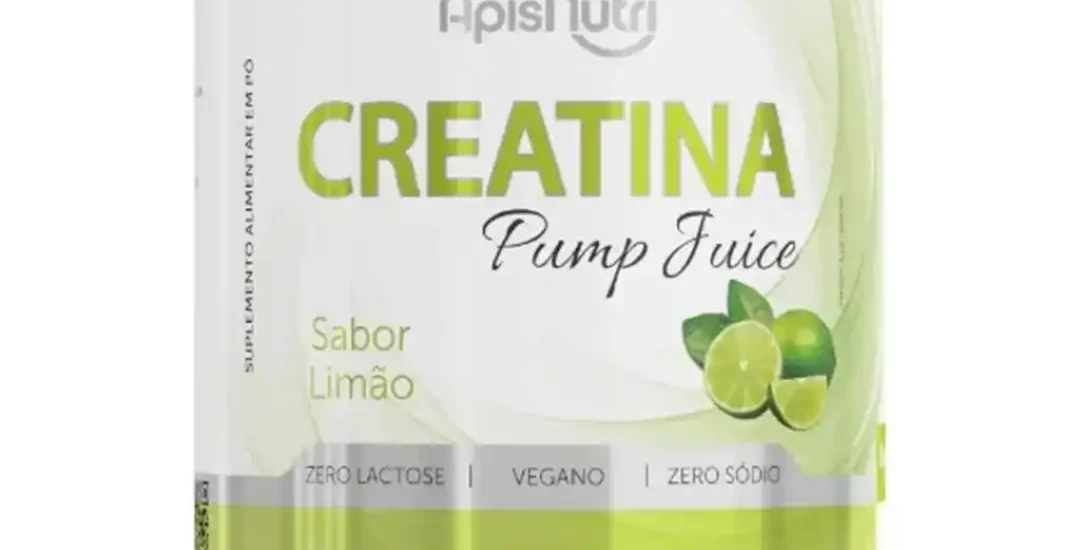 Creatina Pump Juice Sabor Limão 200g - Apisnutri