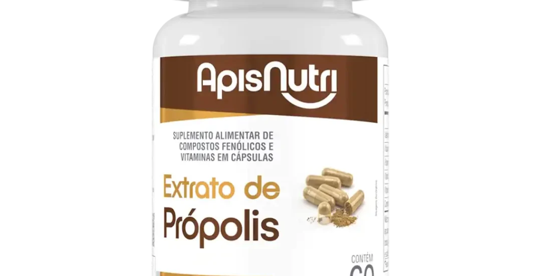 Extrato de Própolis 60caps 500mg- Apisnutri