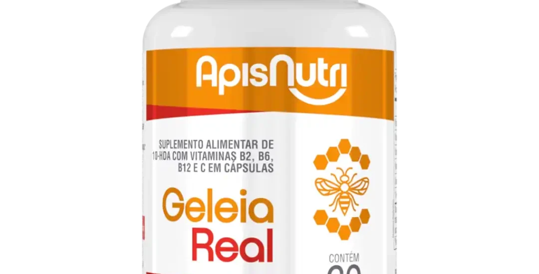 Geleia Real 500mg 60caps - Apisnutri