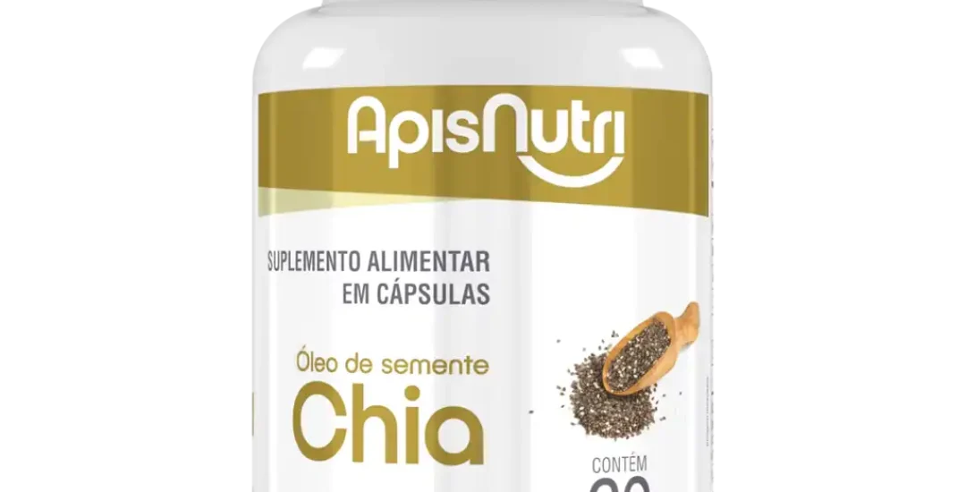 Óleo de Chia 60caps 500mg - ApisNutri