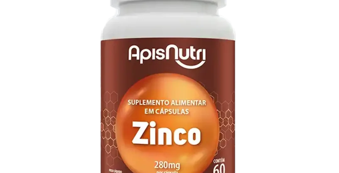 Suplemento Mineral De Zinco 60 Caps 280mg - ApisNutri