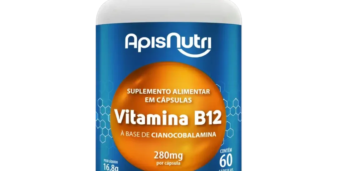 Suplemeto de Vitamina B12 60 Caps 280mg - ApisNutri